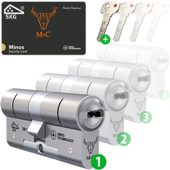 M&C SKG3 30 cilinder met kerntrekbeveiliging - SKG***